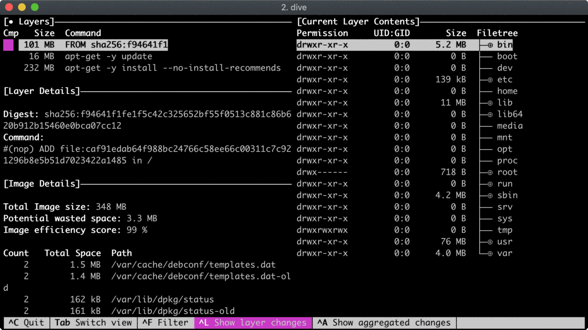 Inspecting Debian image with kernel files installed