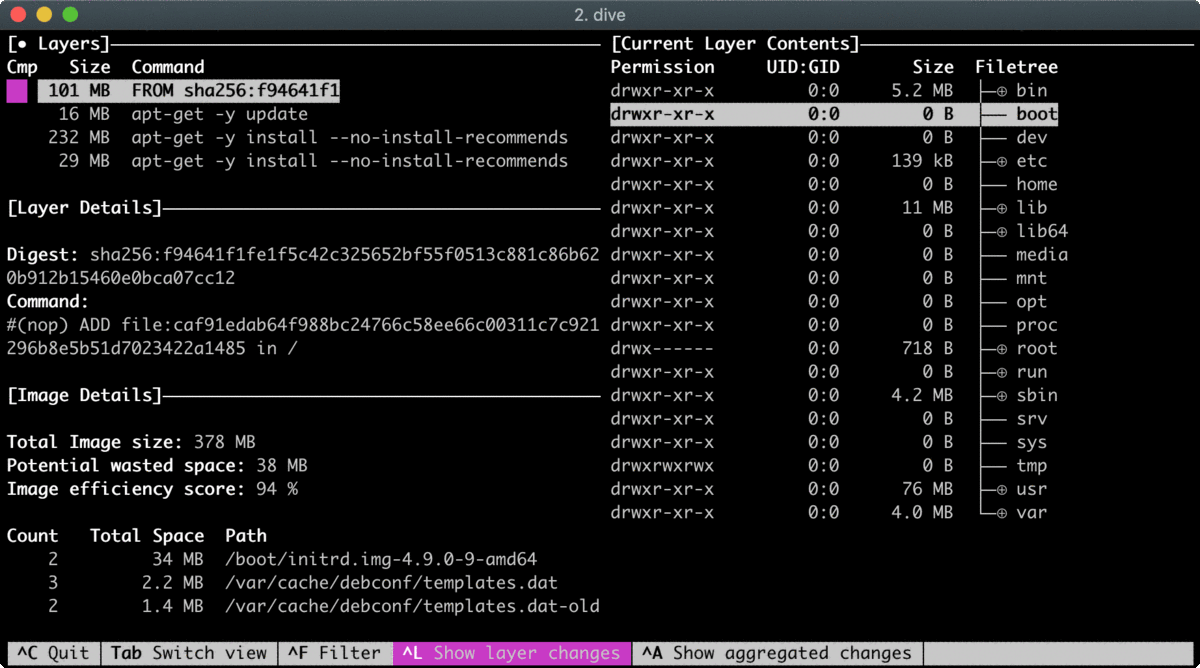 Inspecting Debian image with kernel files and systemd installed